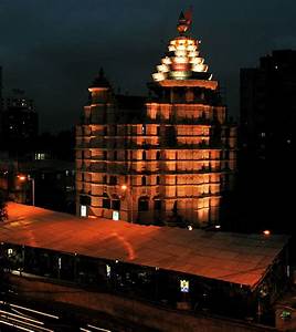 Siddhivinayak Temple in the night