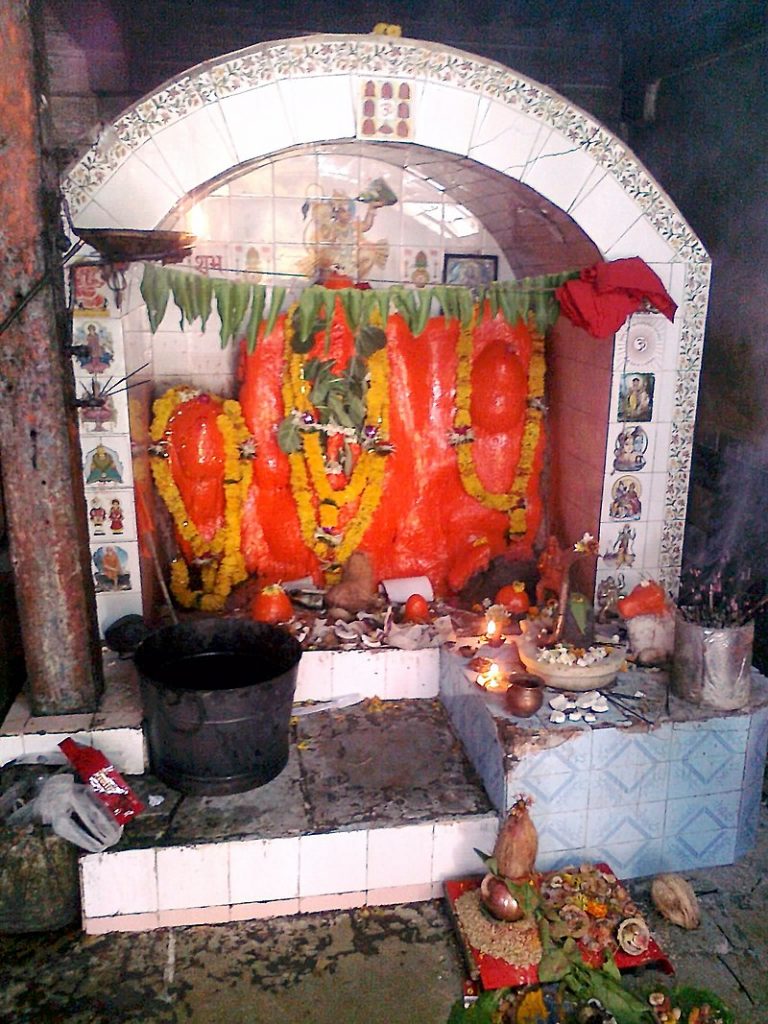 Idol decoration during hanuman jayanti