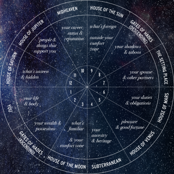 what are the different houses in vedic astrology