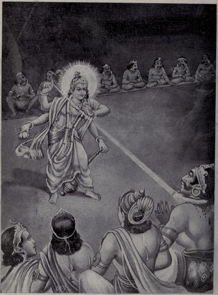 Lord Vishnu cuts the head of demon Rahuketu_rahu and ketu