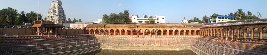 Panorama view of thirunageswaram naganathar temple.