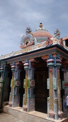 Vimana structure of thirunallar temple