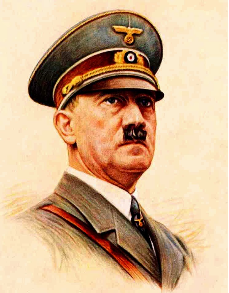 An image of the all powerful Adolf Hitler