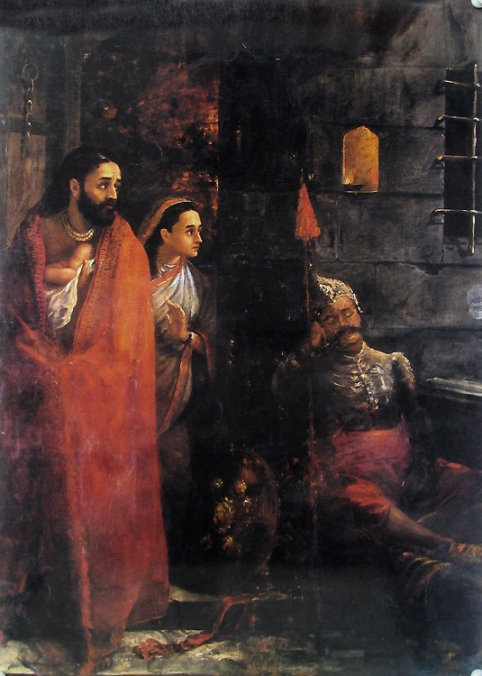 Vasudeva And Devaki Imprisoned