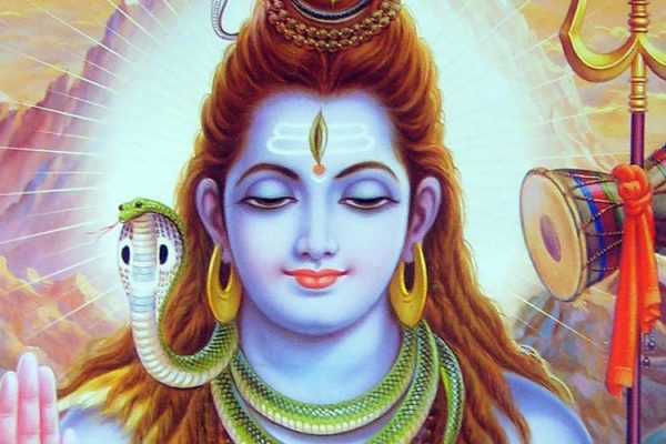 An image of lord shiva in his magnificance showers us with blessings
