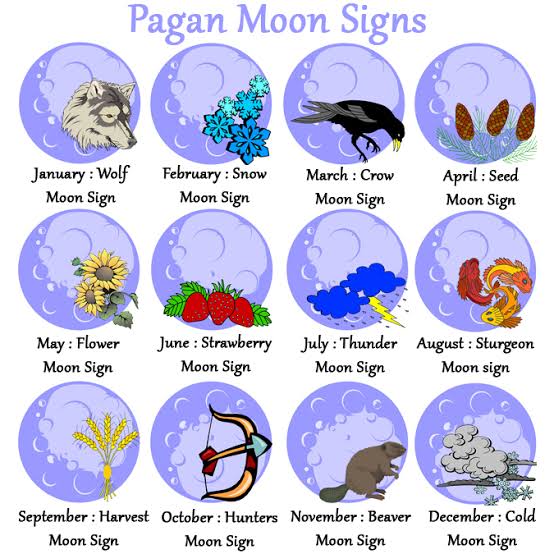 Pagan Moon Signs