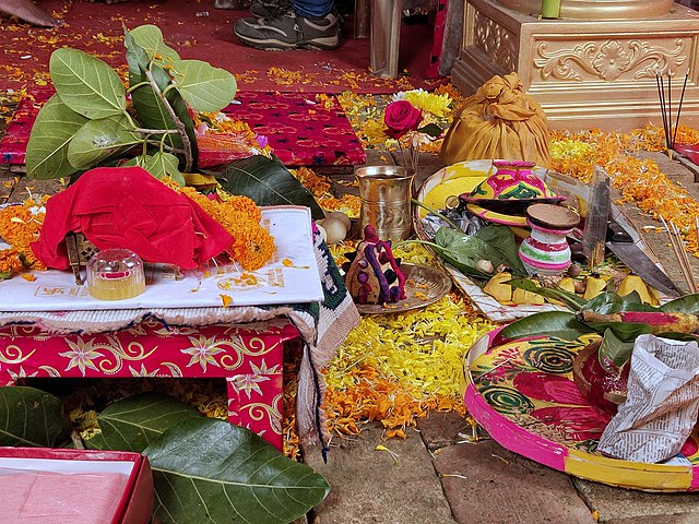 Preparation For A Hindu Wedding