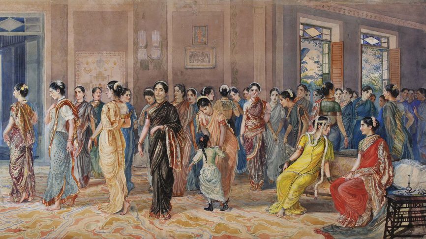 Painting Of A Hindu Wedding