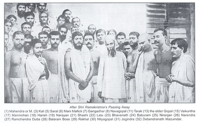 Ramakrishna Paramahansa 's Disciples At His Funeral