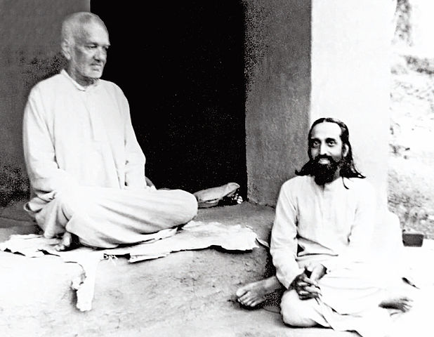 Swami Tapovanam With Swami Chinmayananda