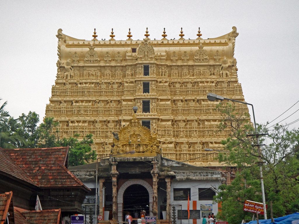 The Padmanabhaswamy Temple Gopuram