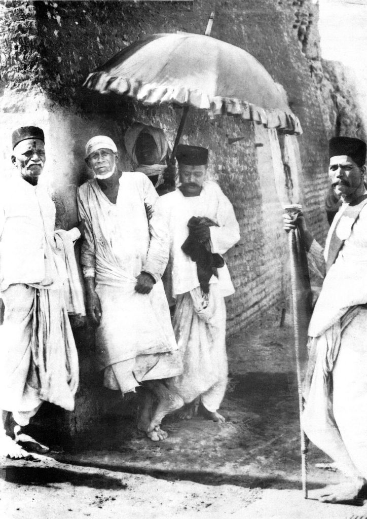 Sai Baba at Shirdi with Disciples