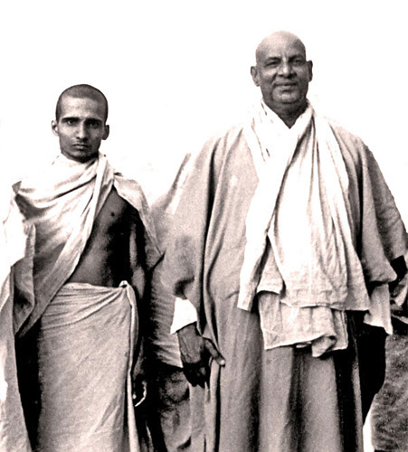 Swami Krishnananda And Swami Shivananda