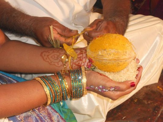 Kanganam - Holy Yellow Thread With Turmeric - Tamil Mudaliar wedding