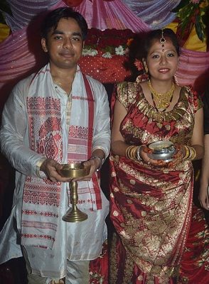 Assamese Groom And Bride