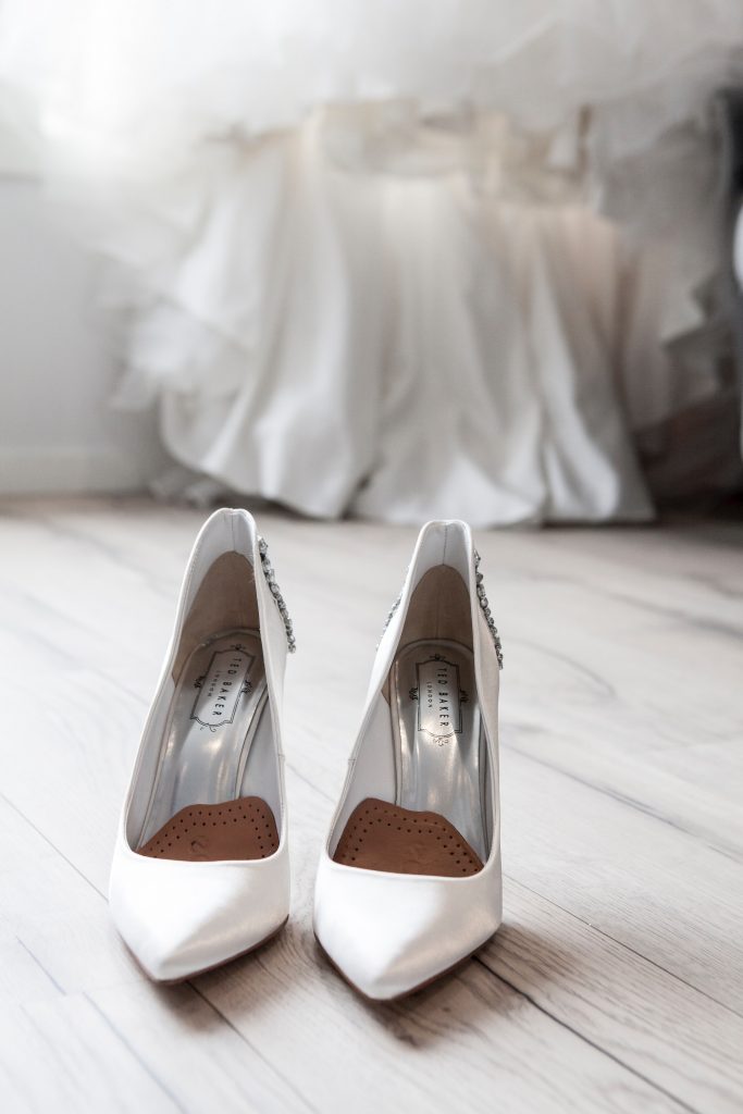 Brautschuh or bridal shoes for a German bride