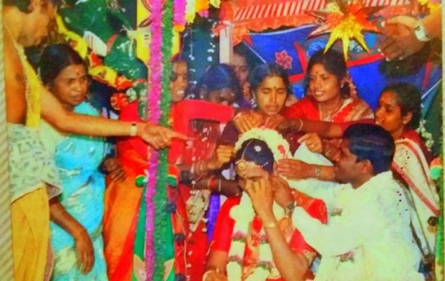 Typical scene from a Chettiar wedding ceremony