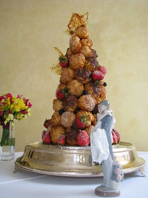 Croquembouche Wedding Cake