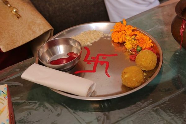 Plate Used for Tilak Ceremony