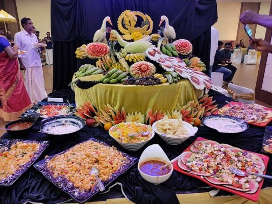 Decorated Banquet Table at a  Wedding Reception